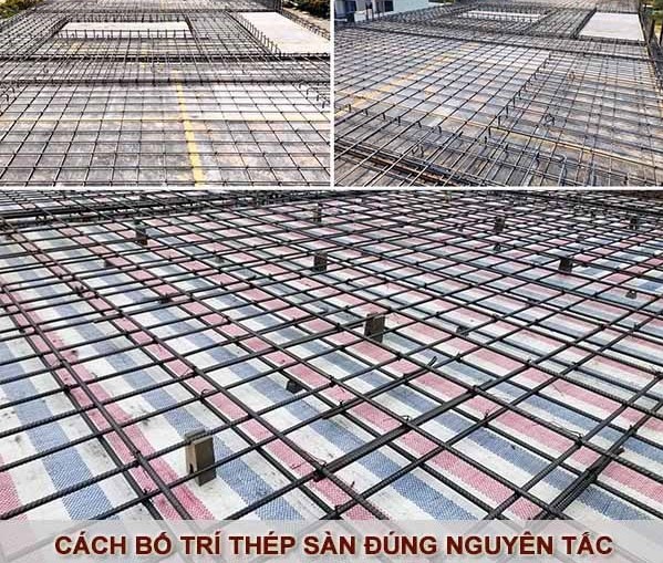 cách bố trí thép sàn