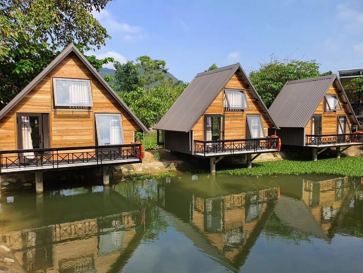 resort bằng nhà tiền chế vừa đẹp vừa tiện nghi