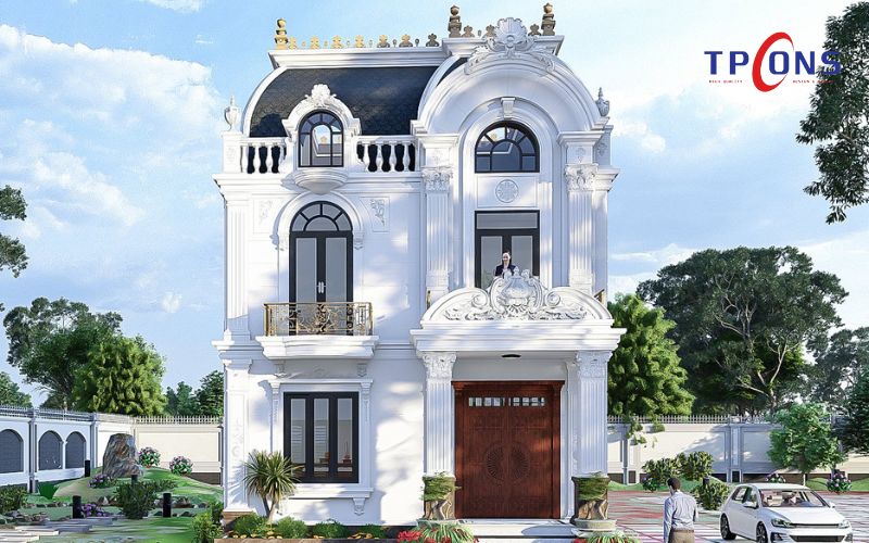 Ngôi nhà hiện đại với kiến trúc tân cổ điển
