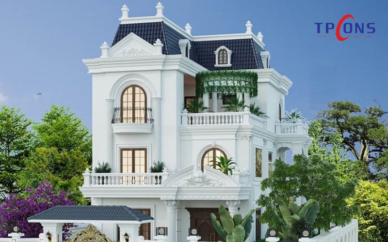 Biệt thự kiểu Pháp sang trọng